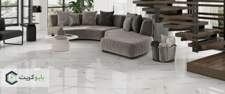 کاشی کاری کف ساختمان